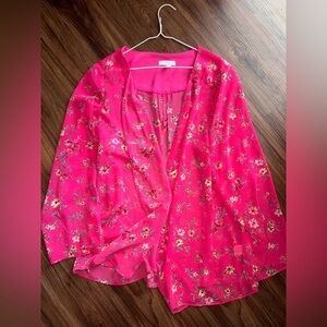Floral Pink Women's kimono